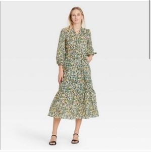 Who What Wear Floral Maxi Dress M